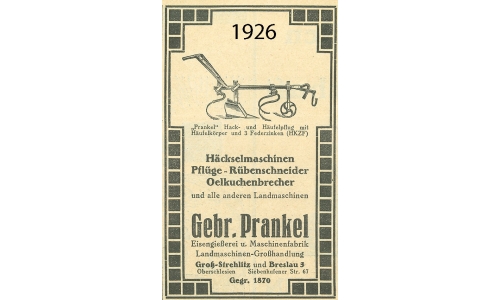 Prankel Eisengießerei und Maschinenfabrik, Gebr.