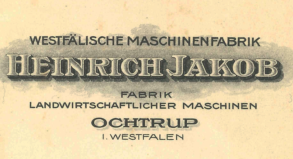 Heinrich Jakob, Fabrik Landwirtschaftlicher Maschinen
