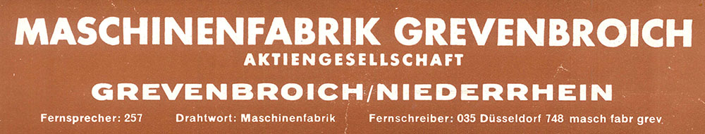 Maschinenfabrik Grevenbroich AG
