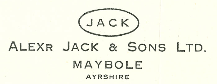 Alexr. Jack & Sons Ltd.