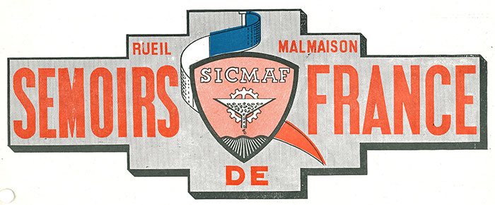 S.I.C.M.A.F. Société Industrielle de Construction de Machines Agricoles Francaise