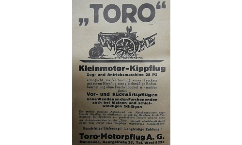 Toro Motorpflug AG