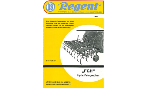 Regent Pflugfabrik F & C. Berger