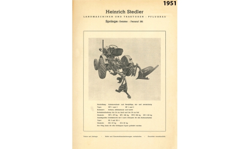 Stedler Landmaschinen und Traktoren, Heinrich